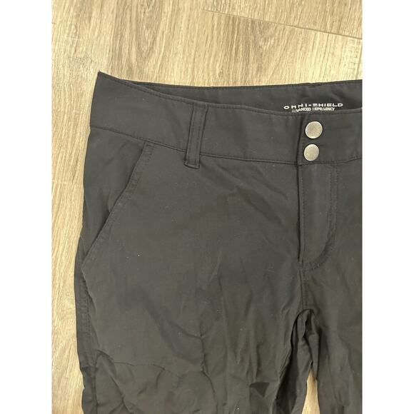 Columbia Capri Omni Shield Advanced Repellency Pants Sz 6 Pocket Drawstring Leg - Picture 3 of 7
